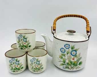 RK Japan Speckled Stoneware Teapot With 5 Cups