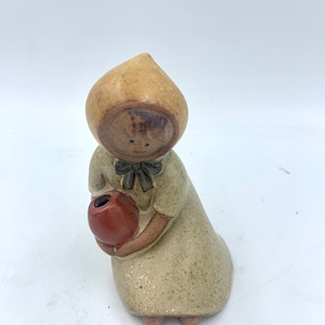 Vintage UCTCI Girl With Pot Figurine