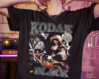 Kodak Black Unisex Shirt Kodak Black Merch Kodak Black Tshirt Kodak Black Vintage Kodak Black T Shirt Vintage Rap Tee Kodak Black Etsy
