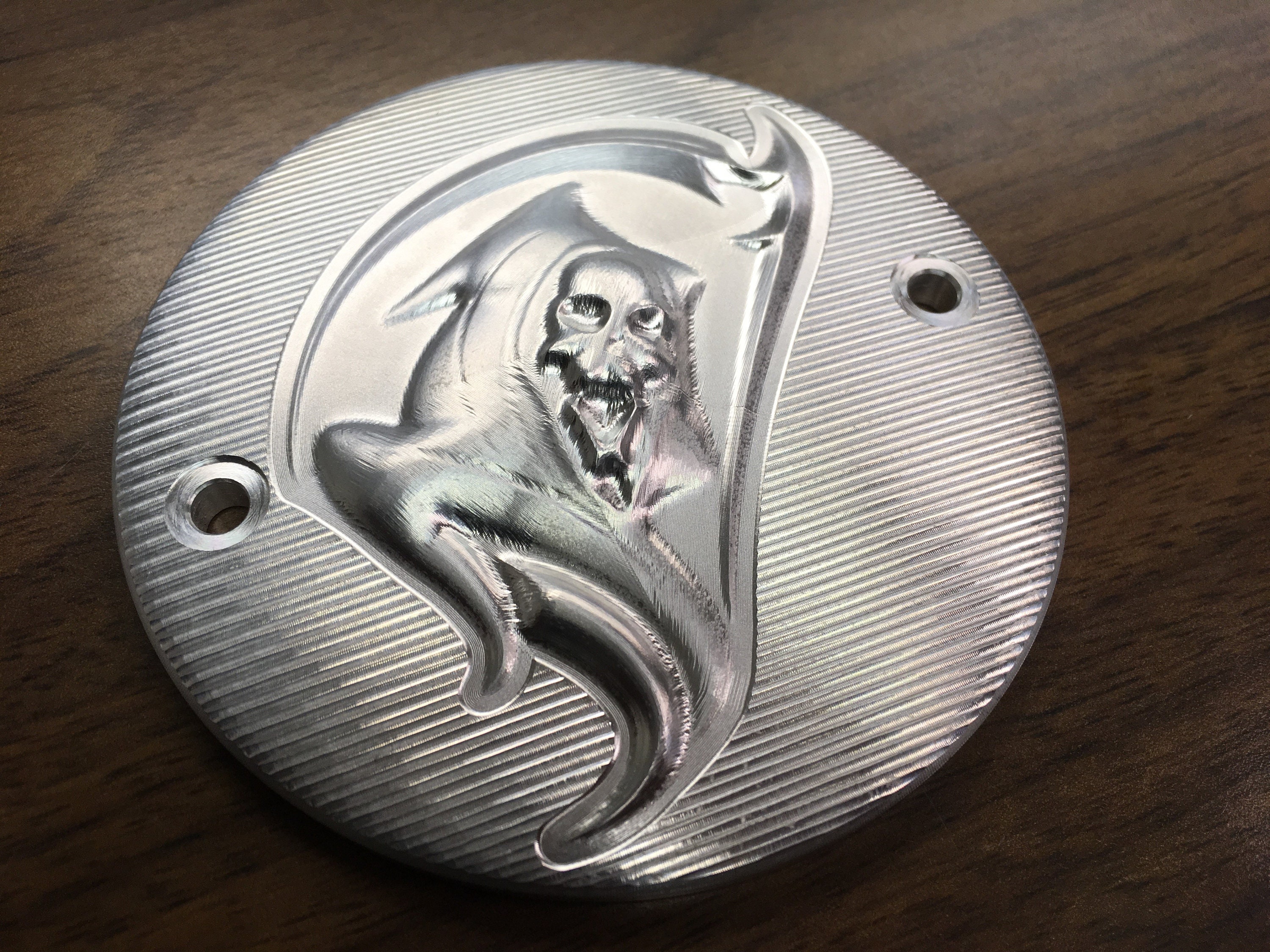 3D cnc Machined Custom Harley Point & Triumph Primary Covers Etsy 日本
