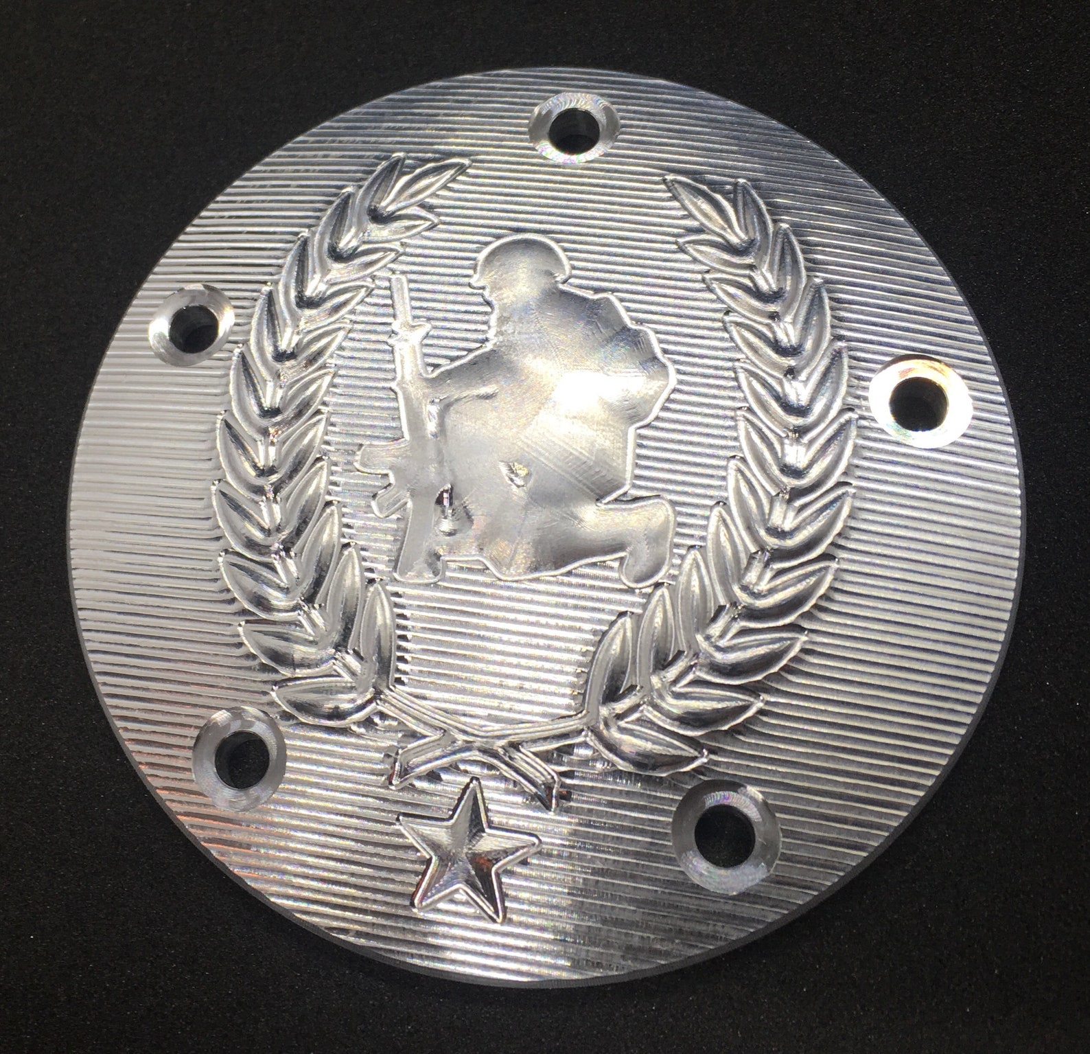 3D Cnc Machined Custom Harley Point & Triumph Primary Covers Engraved