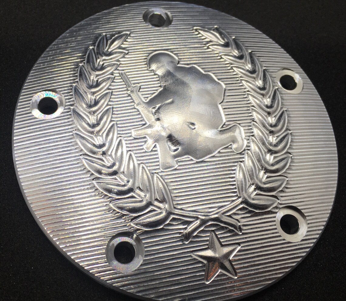 custom harley points cover