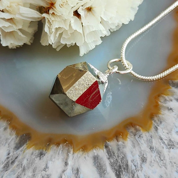 Pyrite Pendant Silver 925