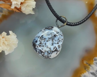 Natural Dendritic Agate Pendant