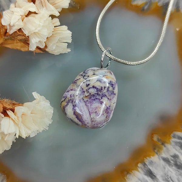 Natural Charoite Pendant