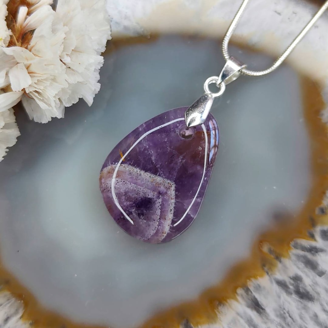 Pendentif Auralite 23 (Monture Argent )