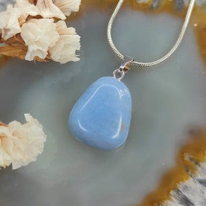 Natural Angelite Pendant