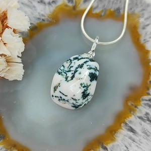 Natural Tree Agate Pendant