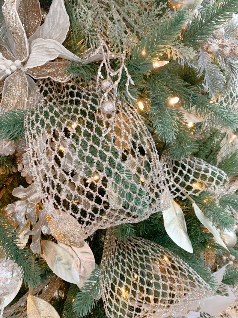 4 Diamond Metallic Stretch Mesh platnium not Silver. Etsy