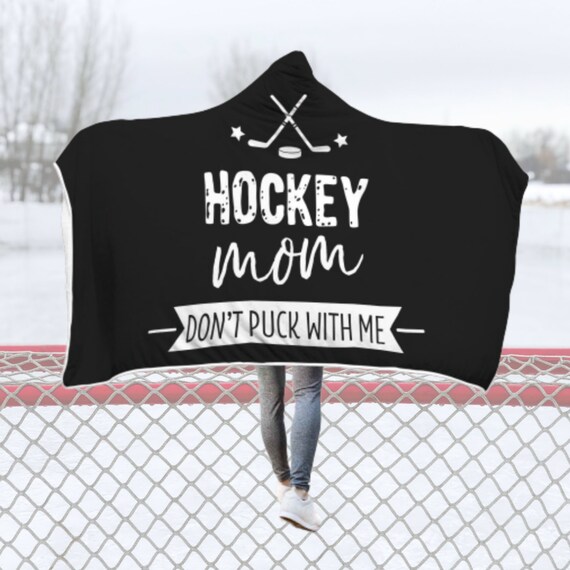 Hockey mom hooded best sale blanket