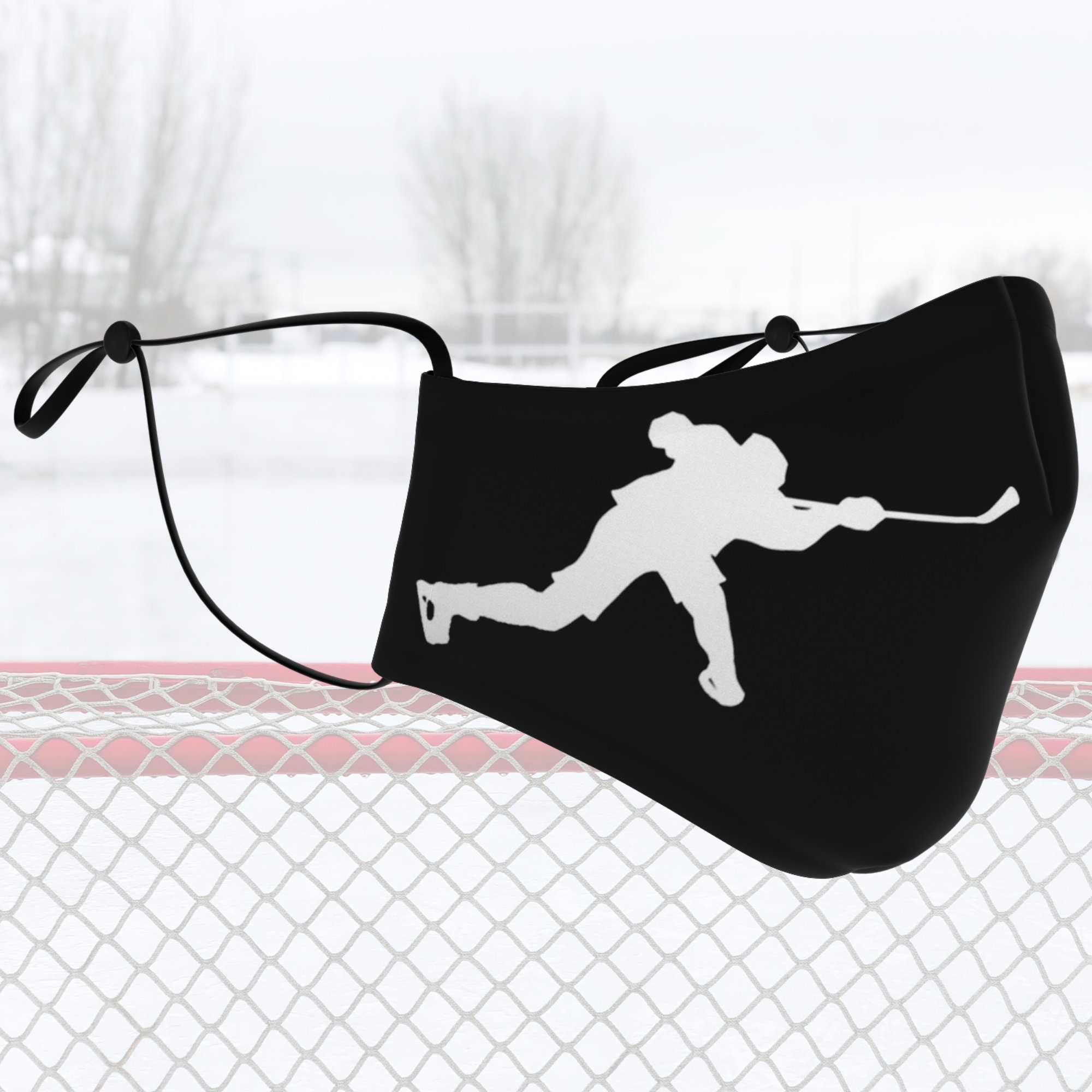 Washable Face Mask for Hockey Fans Reusable Hockey Player Etsy