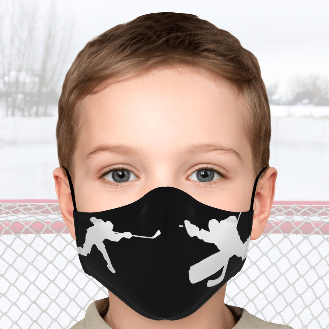 Washable Face Mask For Hockey Fans Reusable Hockey Player Etsy