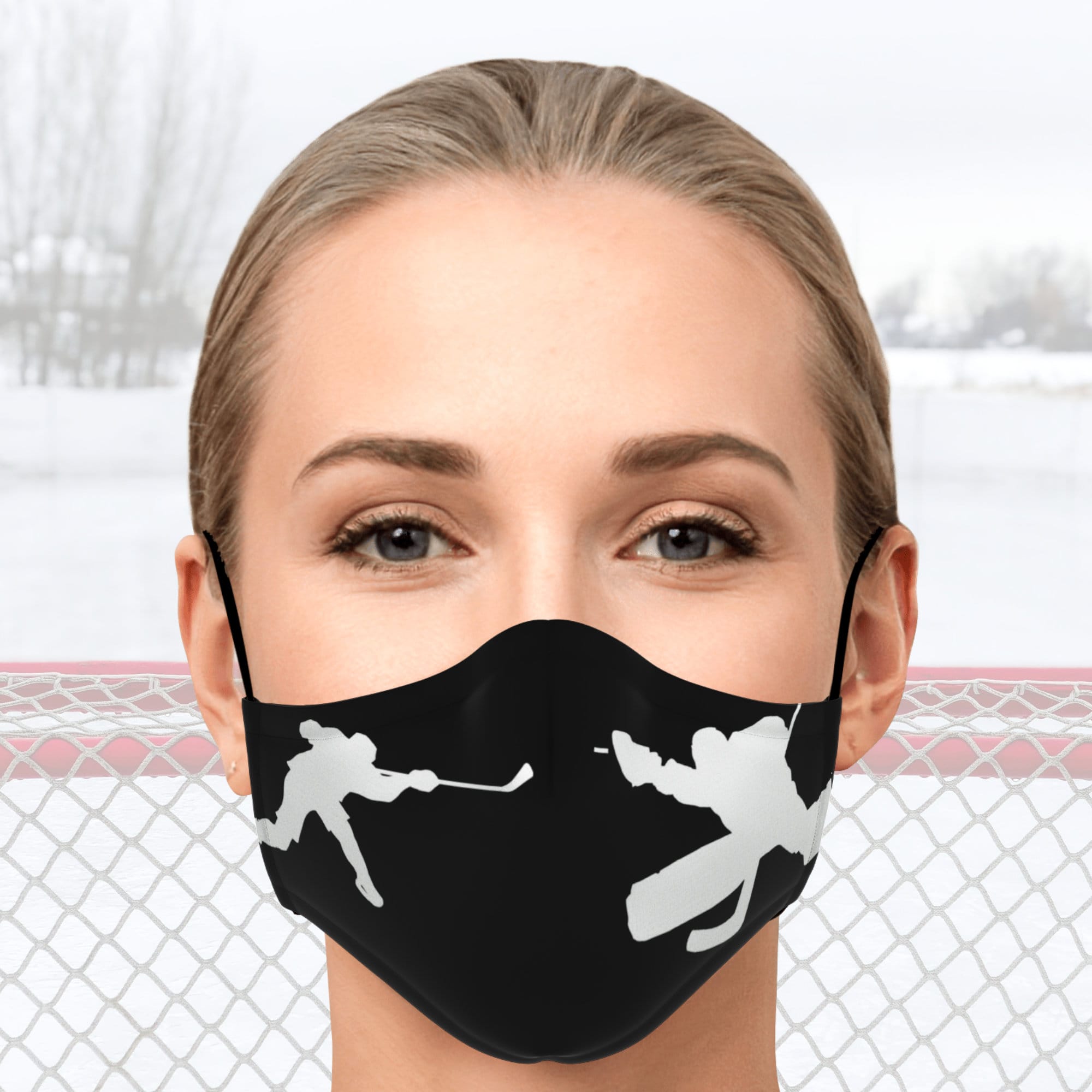 Washable Face Mask for Hockey Fans Reusable Hockey Player Etsy