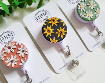 NEW! Polymer Clay Badge Reels