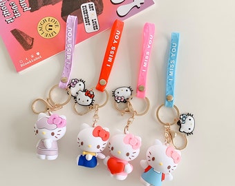 Hello Kitty 18/" Lanyard Keychain Pink Style 2