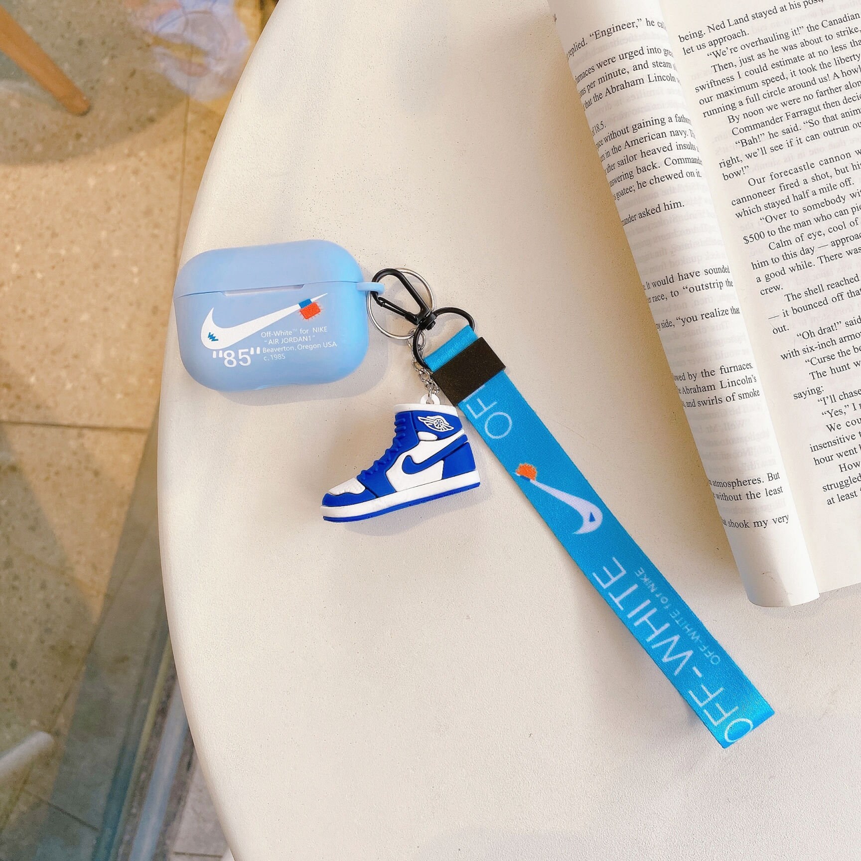 HypeHypebeast Nike Off-White AirPods Silicone Case with | Etsy