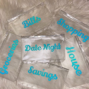 Aangepaste cash envelop alleen | A6 Budget Binder Invoegen