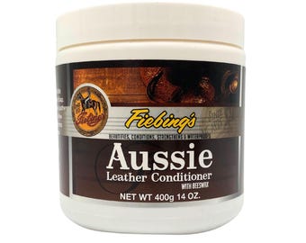 Fiebing's Aussie Leather Conditioner | Natural Beeswax, 400g/15oz