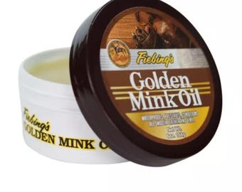 Acondicionador y protector de cuero Fiebing's Golden Mink Oil (168 g)