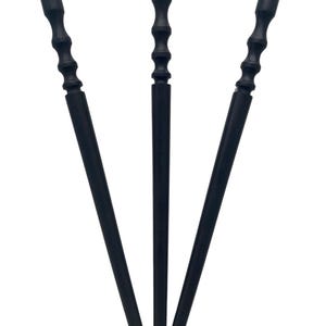 Black Wood Edge Slicker Burnisher Leathercraft Edge Burnisher Slicker, Black Sandalwood Slicker