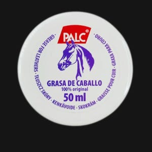 PALC Grasa de caballo 50 ml | Grasa de Caballo Grease For Leather | 100% original | Grease for all kinds of leathers |