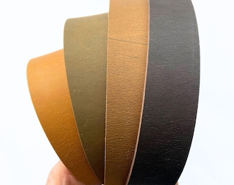 Crazy Horse Leather Belt Strap | Full Grain Leather Strips