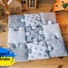 Baby Playmat with Star. Puzzle floor pillows 