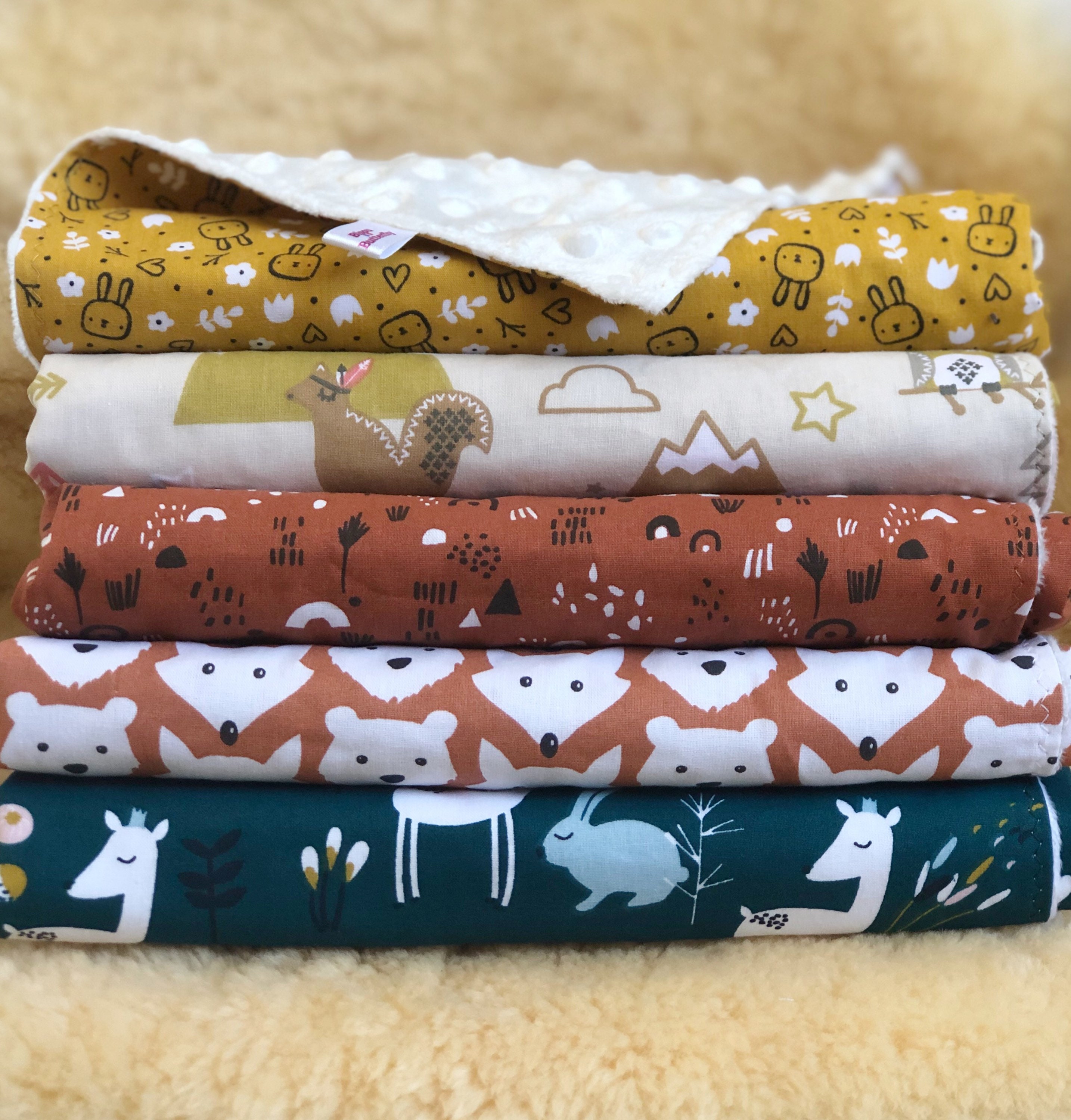 Couverture Douce Pour Bébé Tissu Au Choix