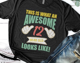 Tstars This is What an Awesome 12 Year Old Looks Like Youth Hoodie
