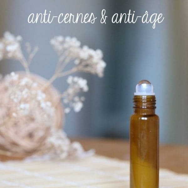 ANTI-CERNES Roll-On  100% NATUREL à l'huile essentielle d'Hélichryse italienne 15 ml