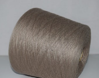 100/% cashmere yarn on cone Italian yarn per 210g. hand and machine knitting