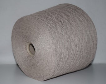 100/% cashmere yarn on cone Italian yarn per 210g. hand and machine knitting