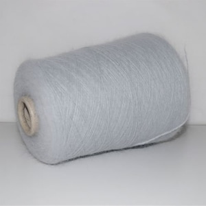 100 grams, 80/20% Angora/Polyacrylic Italian Yarn, yarn on cone, Cone Yarn, Hand Knitting, Machine Knitting