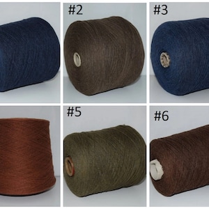 100 grams 100% Merino Wool Extra Fine, 750 m per 100 g, Italian Fine Yarn, yarn on cone, per 100 grams, Hand, Machine Knitting, Cone Yarn