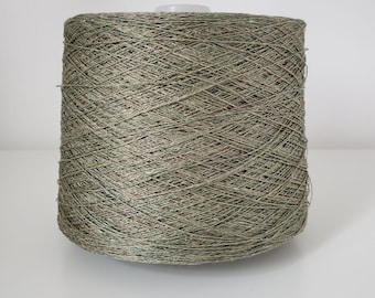 Italian Linen Cone Yarn, Fine Weaving, Knitting (600m/100g)