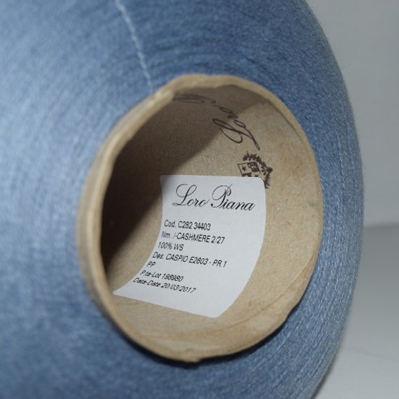 TABARONI cashmere loro piana yarn ブルー TABARONI cashmere loro piana yarn ブルー 【公式通販】