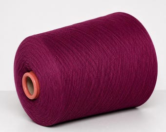 Luxury Italian 100% Cashmere Yarn Cone, 1350m (1476 Yards)/100g