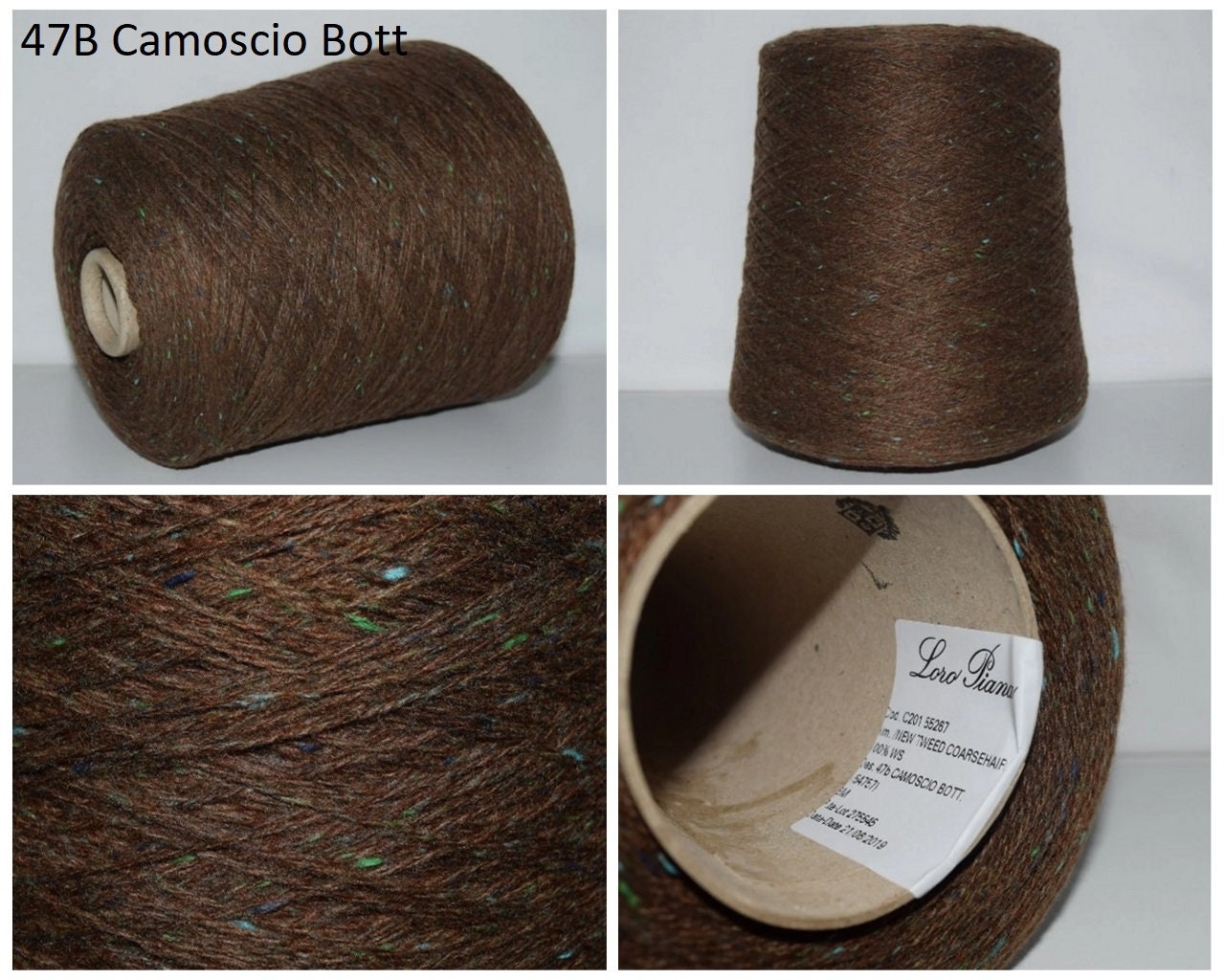 100 Grams Loro Piana 100% Cashmere Tweed, 700 M per 100 100 Grams Loro Piana 100% Cashmere Tweed, 700 M per 100