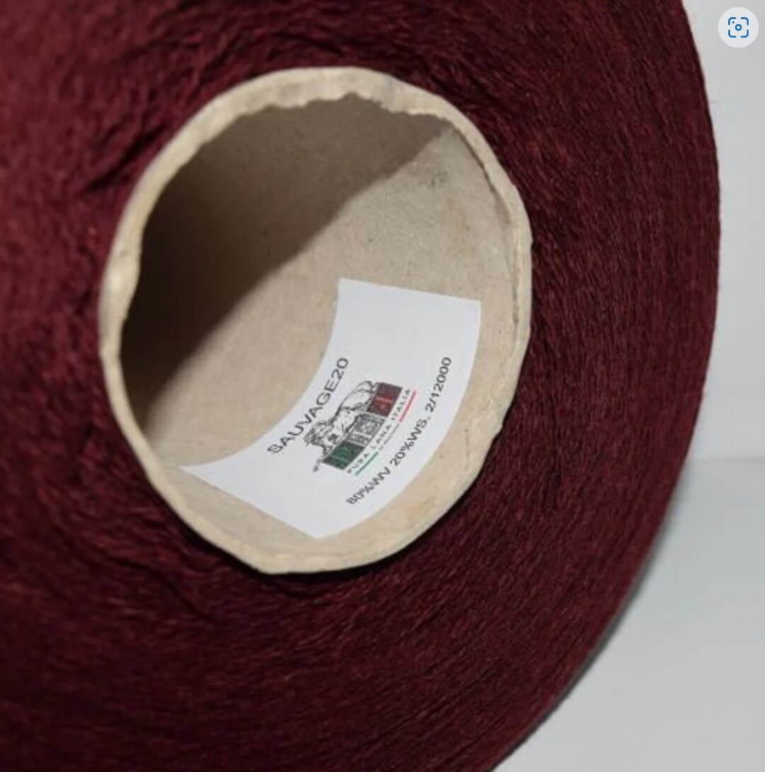 200g Cashmere/wool 20/80 , Italian Fine Yarn, Yarn on Cone, per 200