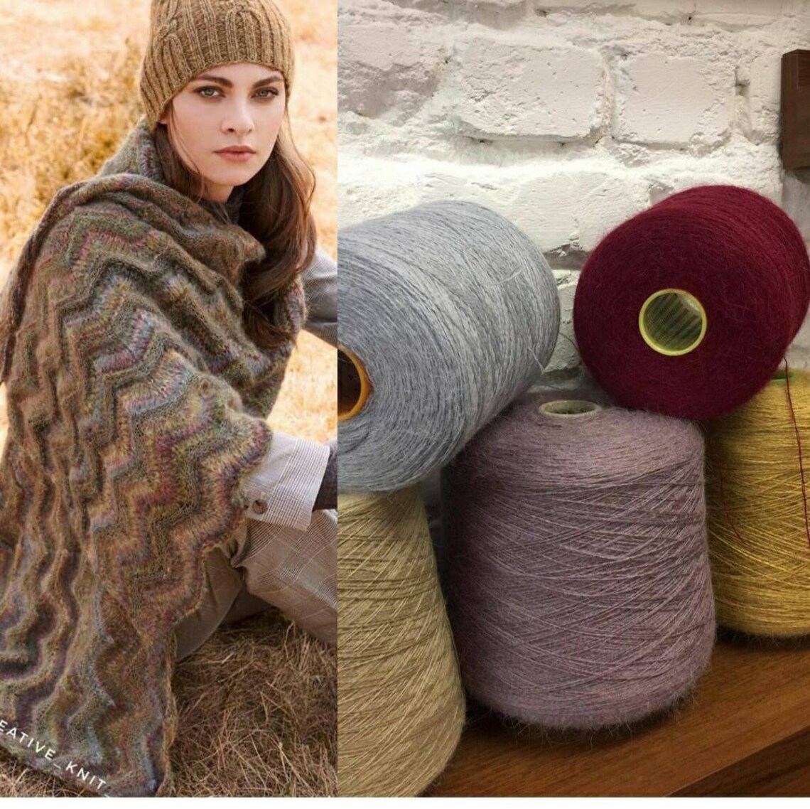 100 Alpaca Italian Fine Yarn yarn on cone Cone Yarn per Etsy