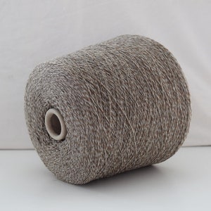 100 grams Alpaca/Merino Wool 70/30% , 700 m per 100g, Italian Fine Yarn, Cone Yarn, per 100 grams, Hand Knitting, Machine Knitting