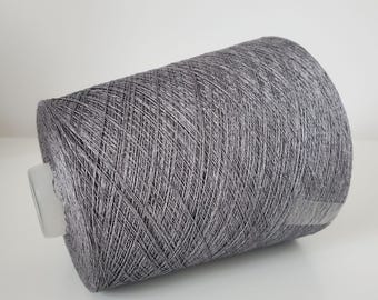 Italian Linen Yarn, Fine Weaving Thread, 1300m per 100g, Cone Yarn