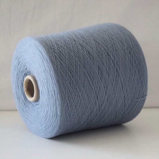 TABARONI cashmere loro piana yarn ブルー 100 Grams 100% Cashmere Loro Piana, Italian Fine Yarn, Yarn on