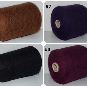 100 grams Alpaca/Lana Wool/Polyamide, 50/22/28%, 900 m per 100 g, Italian Fine Yarn, Cone Yarn, price per 100 grams, Hand, Machine Knitting