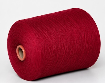 Luxury Italian 100% Cashmere Yarn Cone, 1350m (1476 Yards)/100g