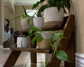 Ladder Style Plant Stand Shelf
