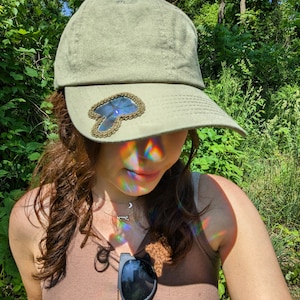 CelestialSuncatcher black custom made to order prism rainbow baseball cap hat
