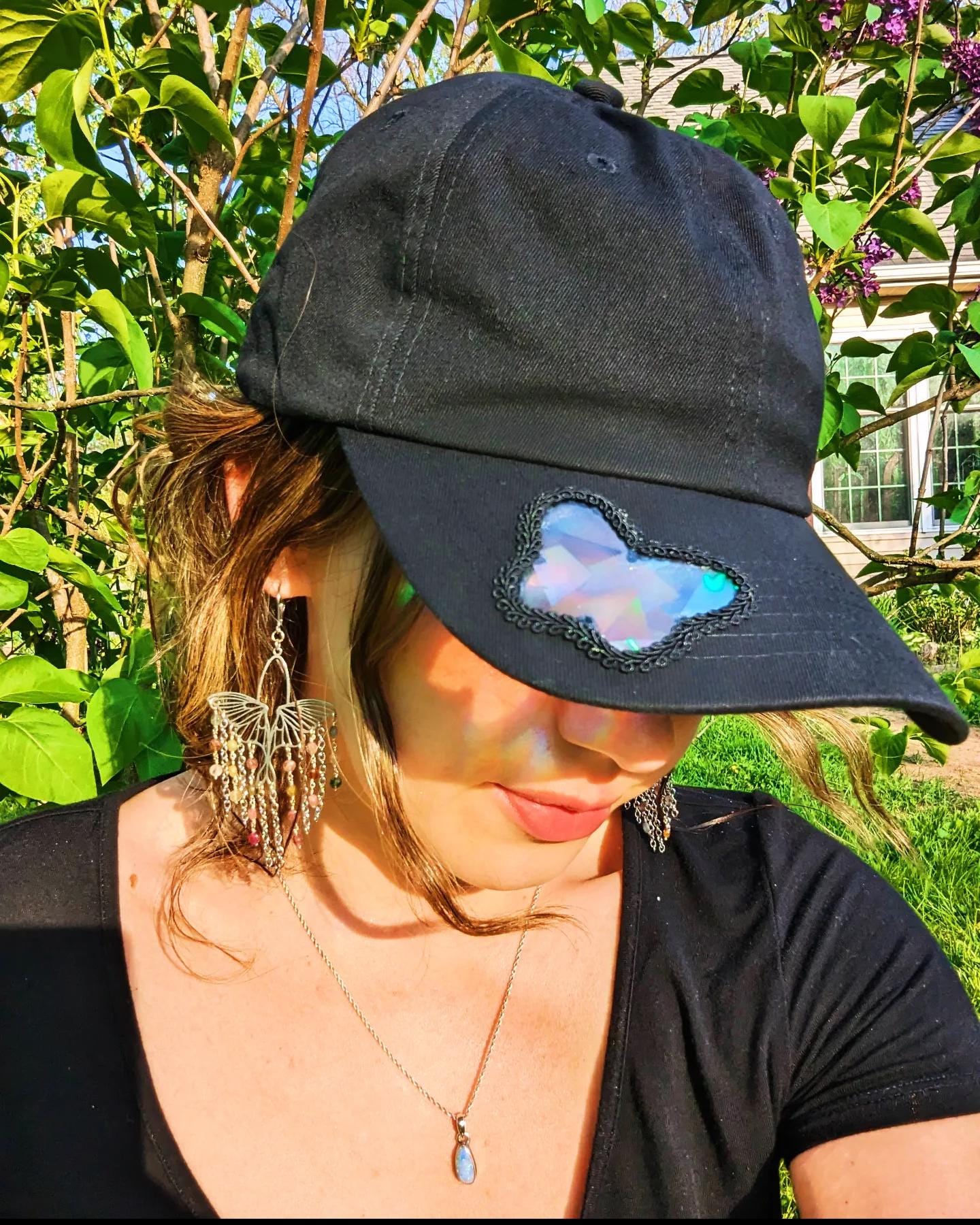 Celestialsuncatcher Black Custom Made to Order Prism Rainbow  display picture 1