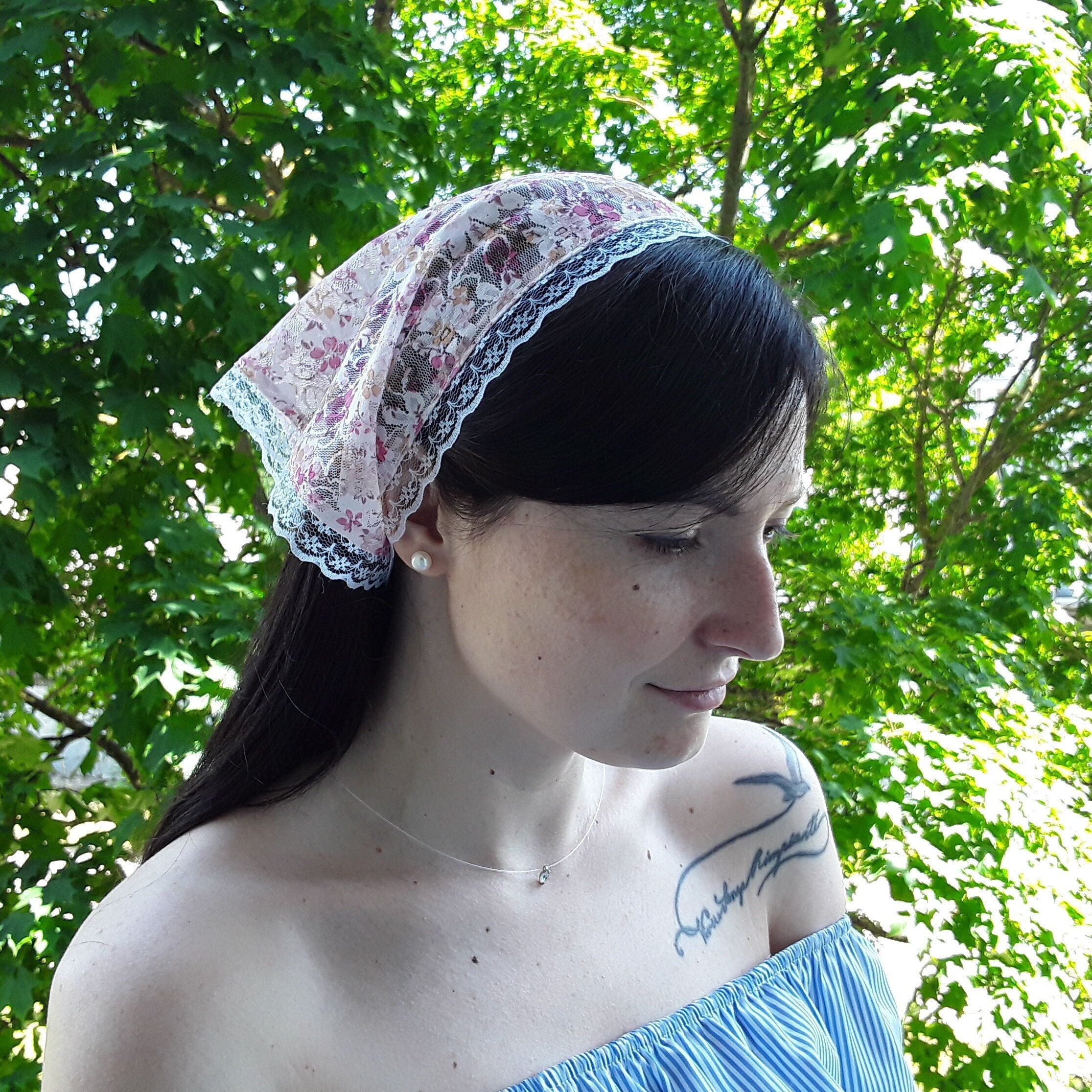 kさま【新品未使用】papier triangle cap scarf/pink 新品未使用】papier triangle cap scarf/pink