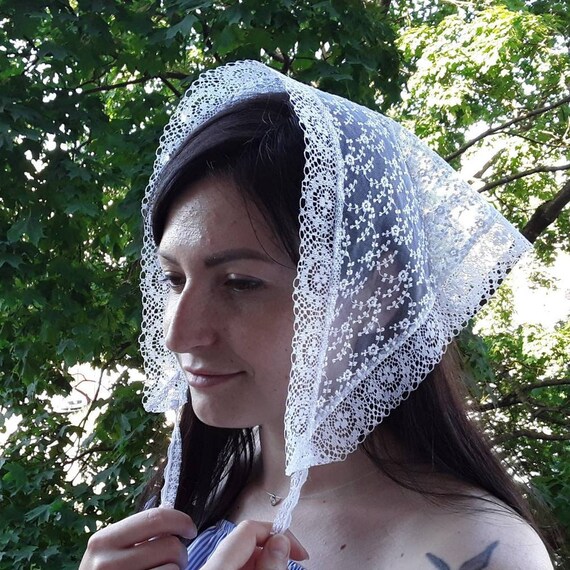 Rand Bewijzen pk Driehoek kanten hoofddoek voor vrouwen / haar bandana / - Etsy België